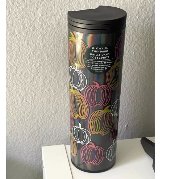 Starbucks Halloween 2023 GLOW IN THE DARK Pumpkins FALL Hot/Cold 16oz Tumbler - Picture 7 of 7